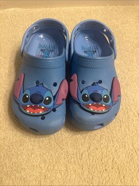 Disney Stitch Kids Crocs size J2